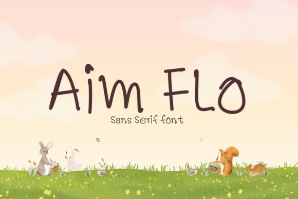 Aim Flo: A Font for Thoughtful Design