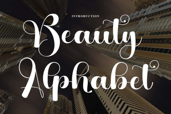 Beauty Alphabet: A Script Font for Editorial Elegance
