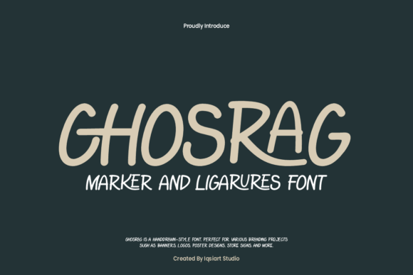 Chosrag: A Warm Handwritten Font for Authentic Branding