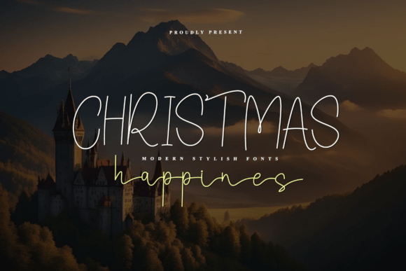 Christmas Happines: A Font That Adds Personality to Your Brand
