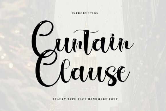 Curtain Clause: A Bold Font for Digital Design