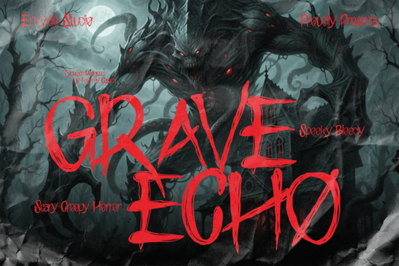 Grave Echo: A Font That Adds Mystery and Style to Your Brand