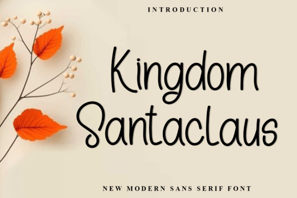 Kingdom Santaclaus: A Handwritten Font for Creative Crafters