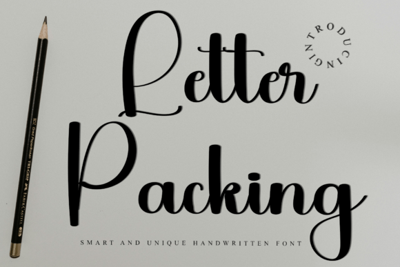 Letter Packing: A Font That Adds Personality to Every Craft Project