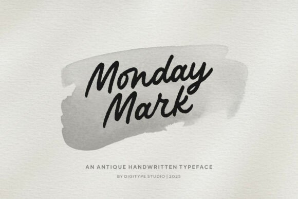 Monday Mark: A Warm Script Font for Authentic Branding