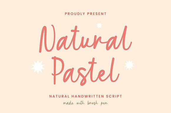 Natural Pastel: A Font That Breathes Life Into Editorial Design