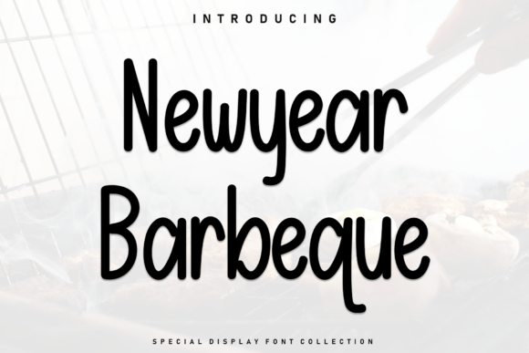 Newyear Barbeque: A Handwritten Font for Heartfelt Craft Projects