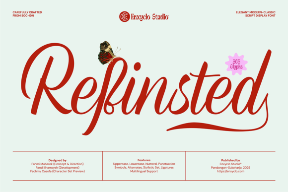 Refinsted: A Script Font for Modern Web Design