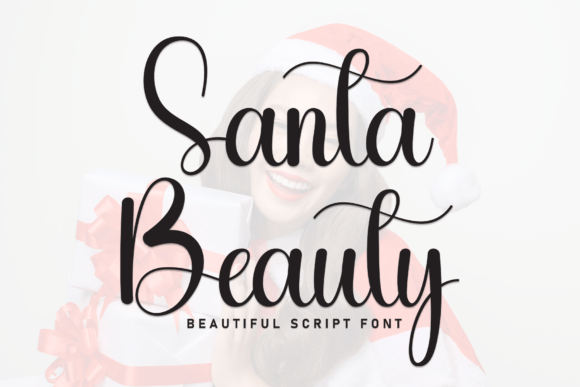Santa Beauty: A Script Font for Campaign Creativity