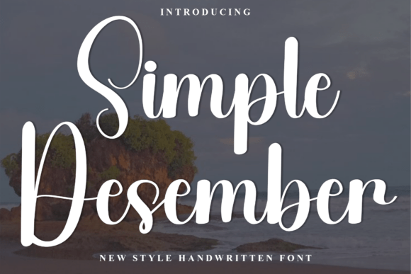 Simple Desember: A Script Font for Warm, Readable Web Design