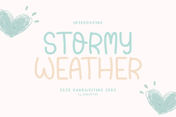 Stormy Weather: A Playful Script Font for Editorial Design