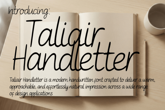 Taliair Handletter: A Font for Graceful Expression