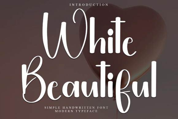White Beautiful: A Font for Holiday Magic and Editorial Grace